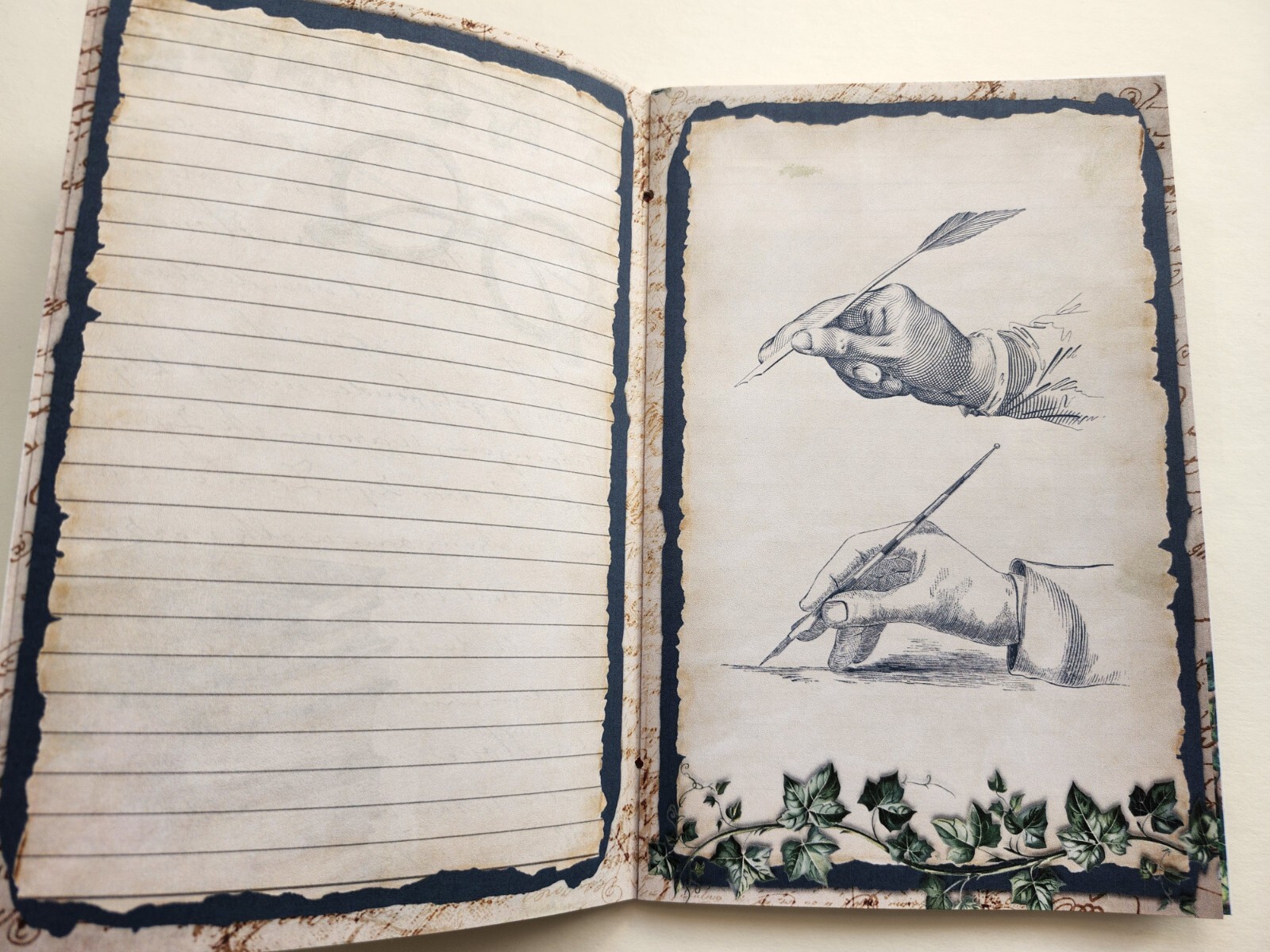 Junk Journal Booklet Blank “BOOK CLUB” Library Books HANDMADE Lg 8.5″x5.5″ 40pgs