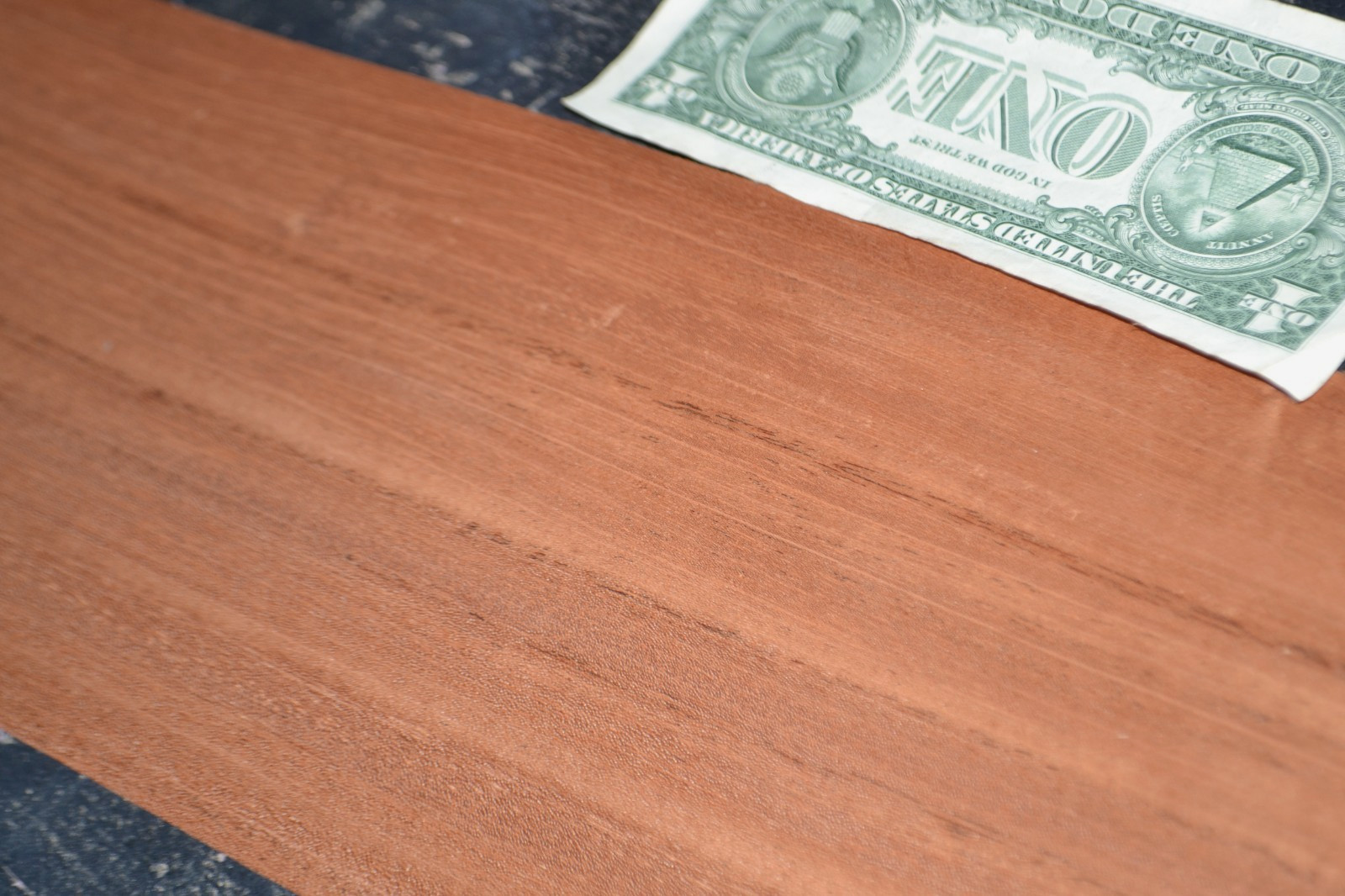 Cuban Mahogany Raw Wood Veneer Sheet 5.5 x 99 inches 1/42nd IFP35137-79
