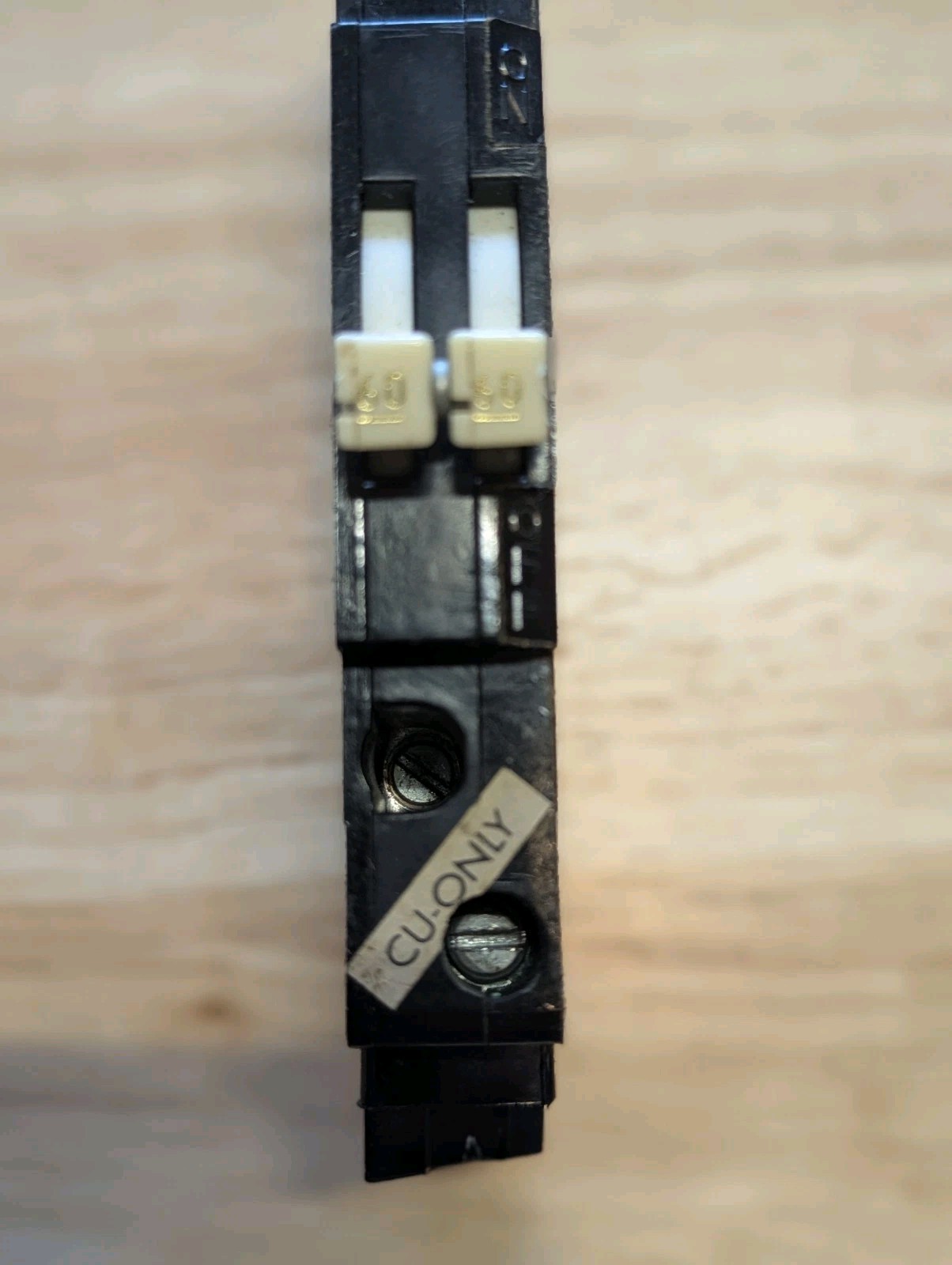 Zinsco GTE Sylvania RC38-60 60 Amp 2 Pole 120/240V Tandem Circuit Breaker