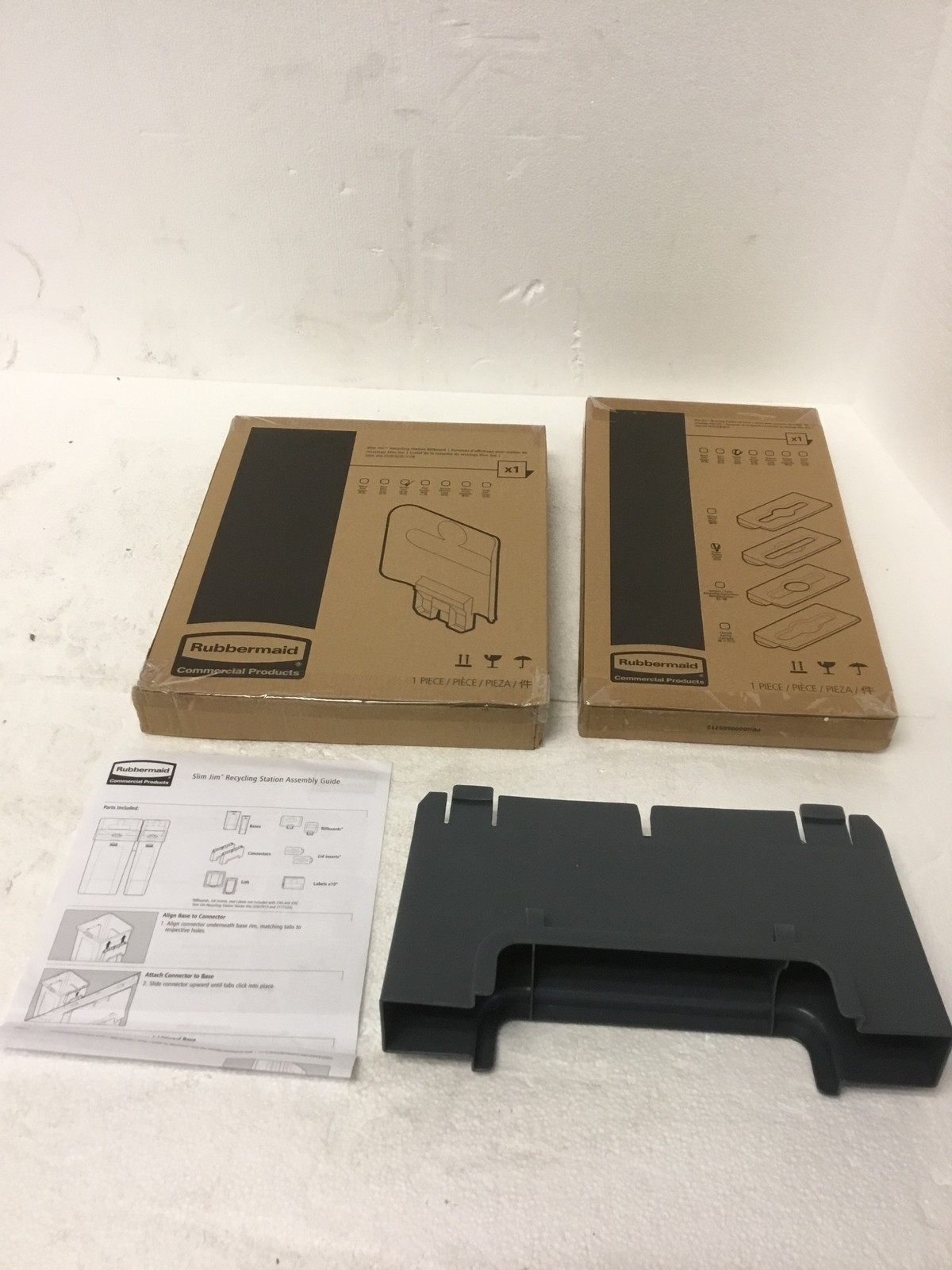 NEW Rubbermaid Slim Jim Recycling Station 23 Gallon NWL00633112, FREE SHIPPING