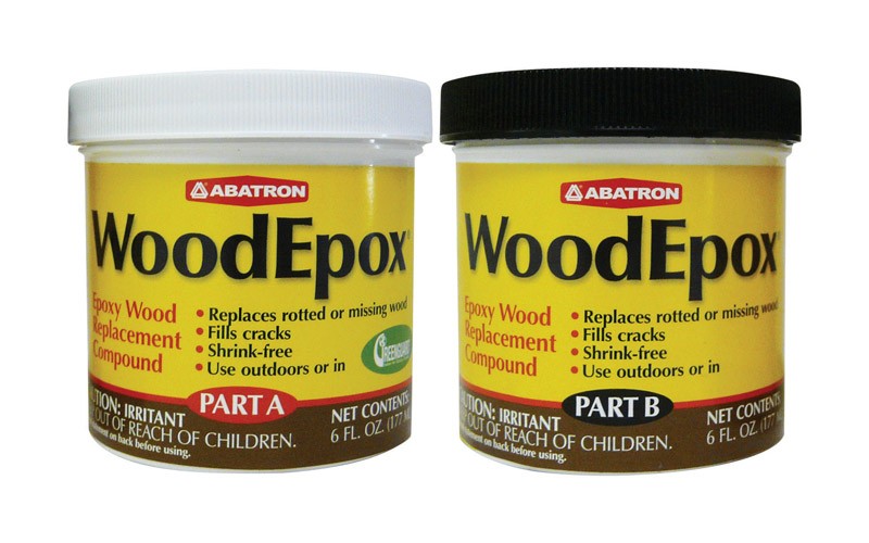 Abatron WoodEpox Beige Epoxy Wood Filler Kit 12 oz (Pack of 8)