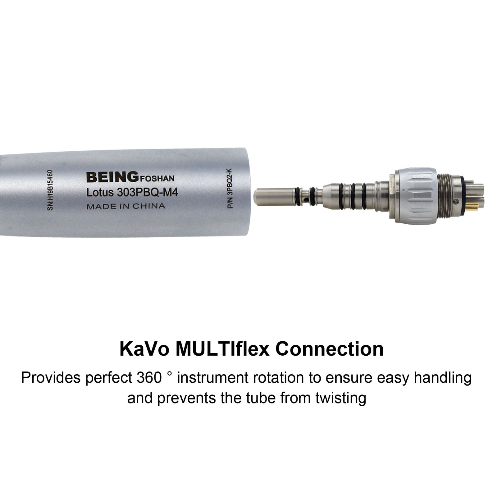 BEING Dental Small Mini Head High Speed Handpiece Fiber Optic NSK Kavo Coupler