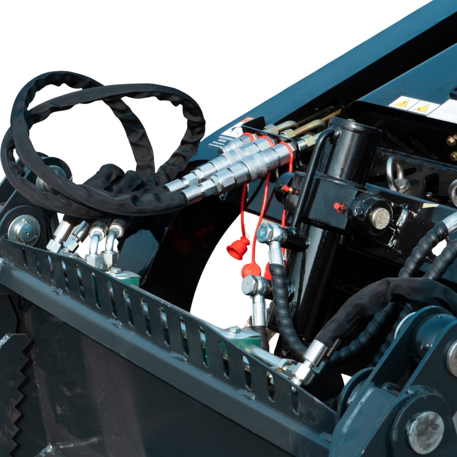 4-In-1 Bucket Combo Mini Skid Steer attachment for TYPHON STOMP X1300 &STOMP 509