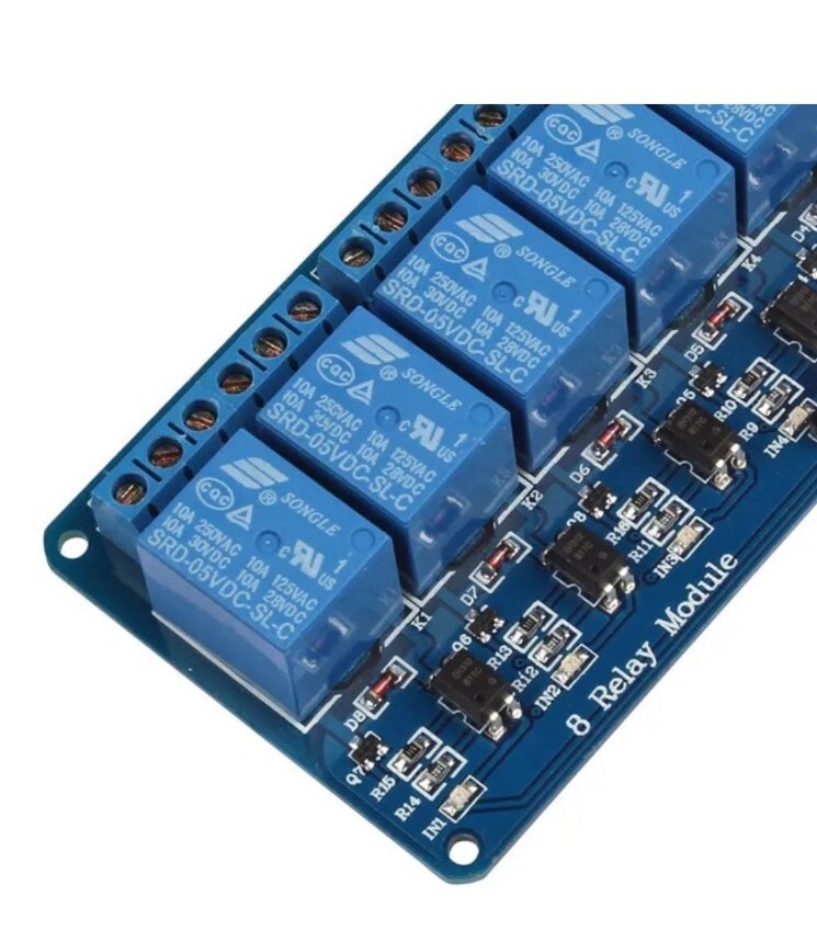 SainSmart 8-channel relay module board 5V for Arduino PIC AVR MCU DSP 15-20mA