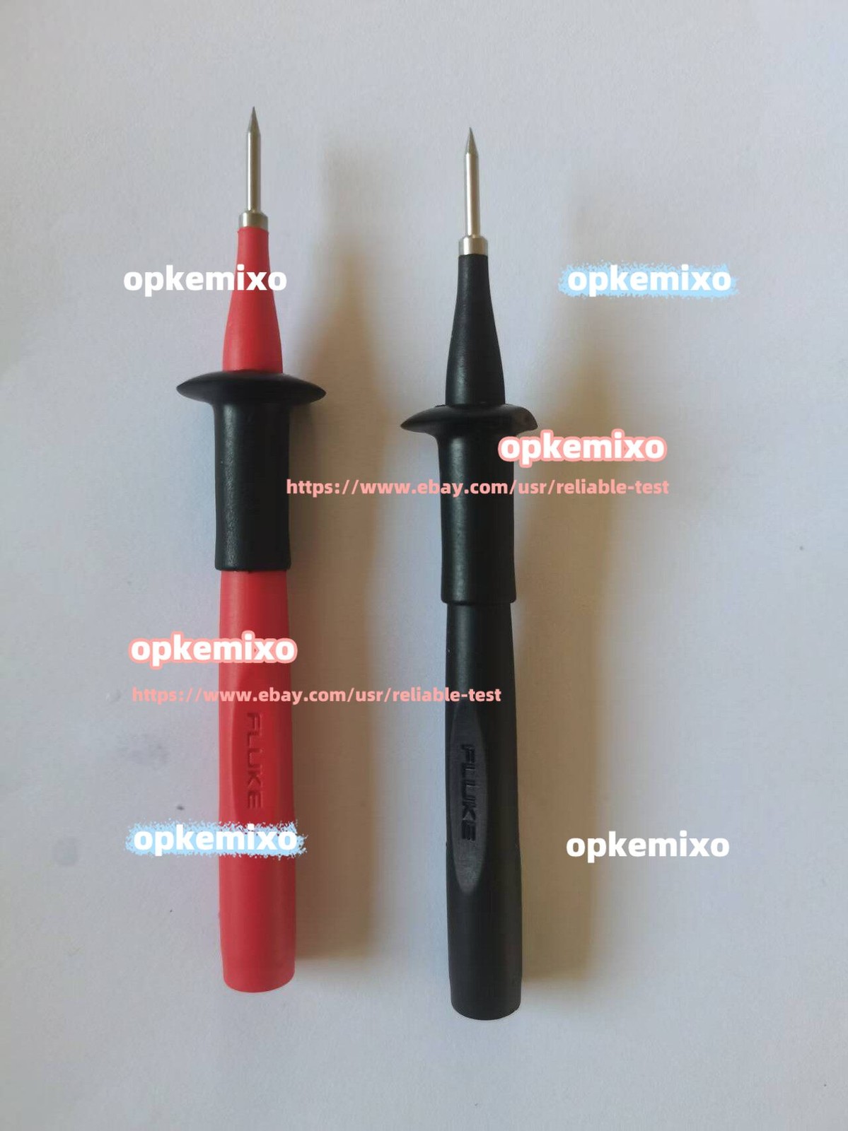 Genuine Fluke TP220 SureGrip Test Probes for TL222/TL224 / Red & Black color