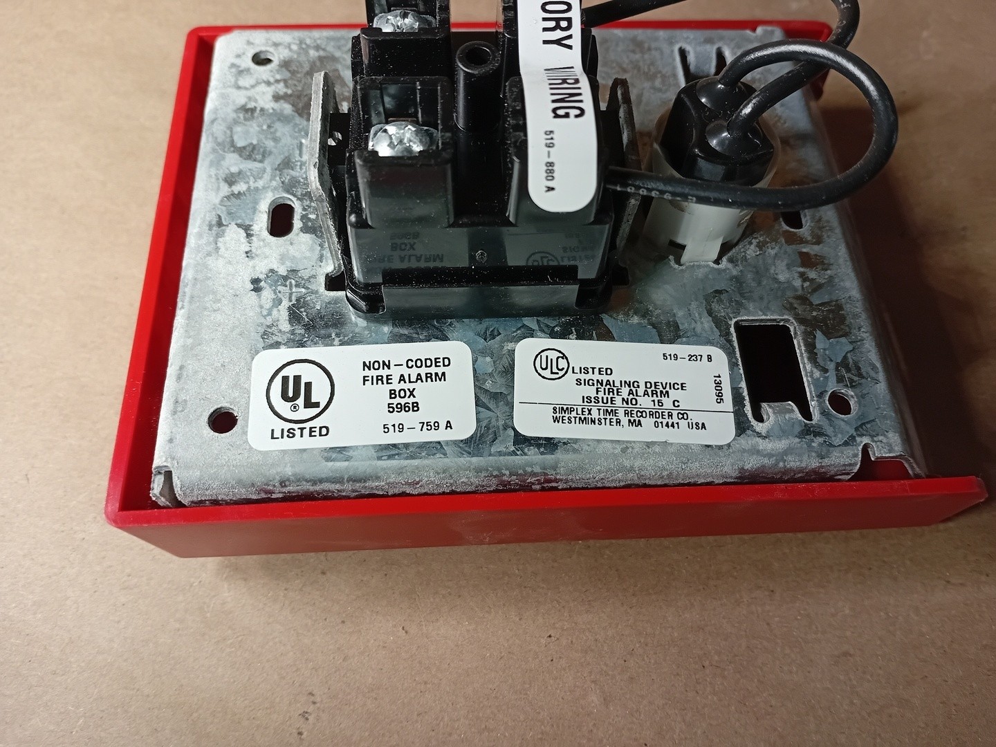 SURPLUS NEW SIMPLEX 4099-9001 Addressable Manual Pull Station – Safety