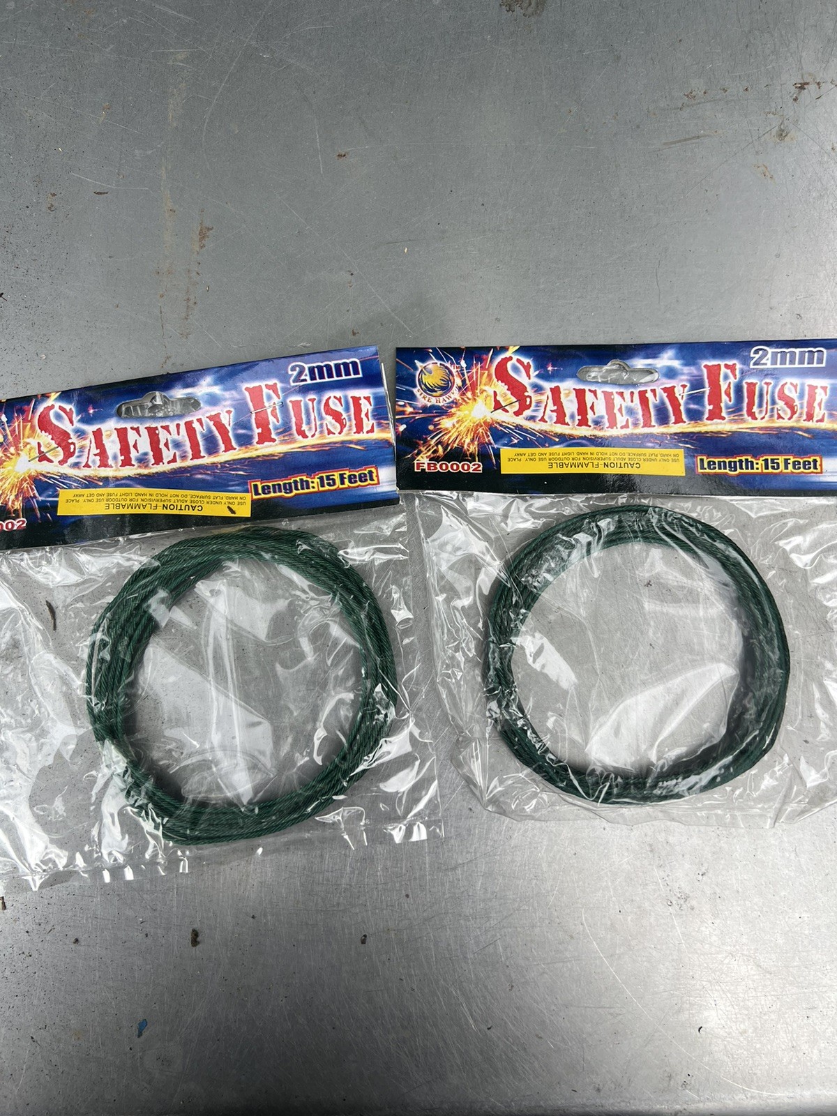 QUICK FUSE 15 Ft Length For Firework Displays (2 Packs)