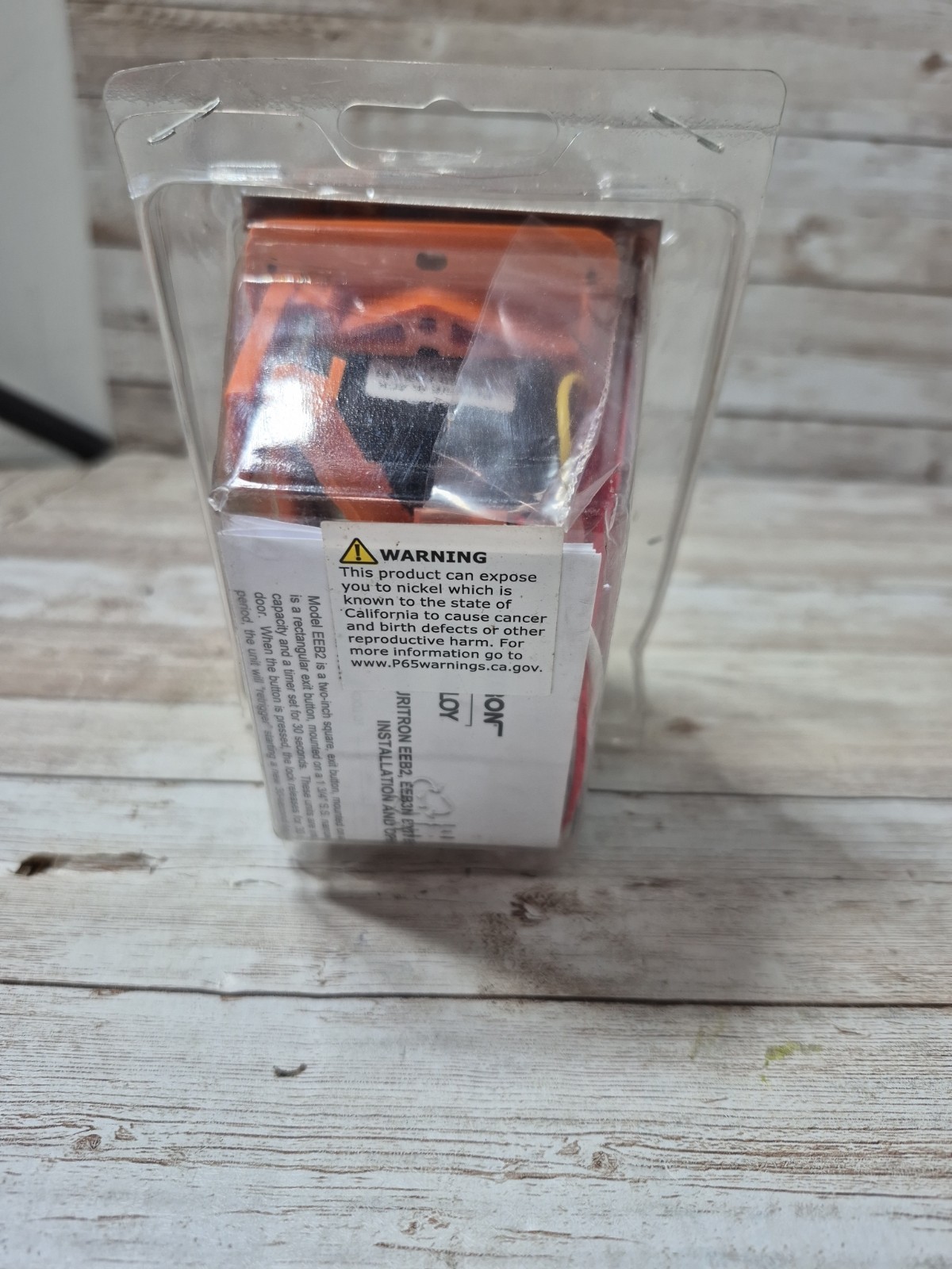 Securitron EEB2 Emergency Exit Button Single Gang Push To Exit 30 Sec Timer