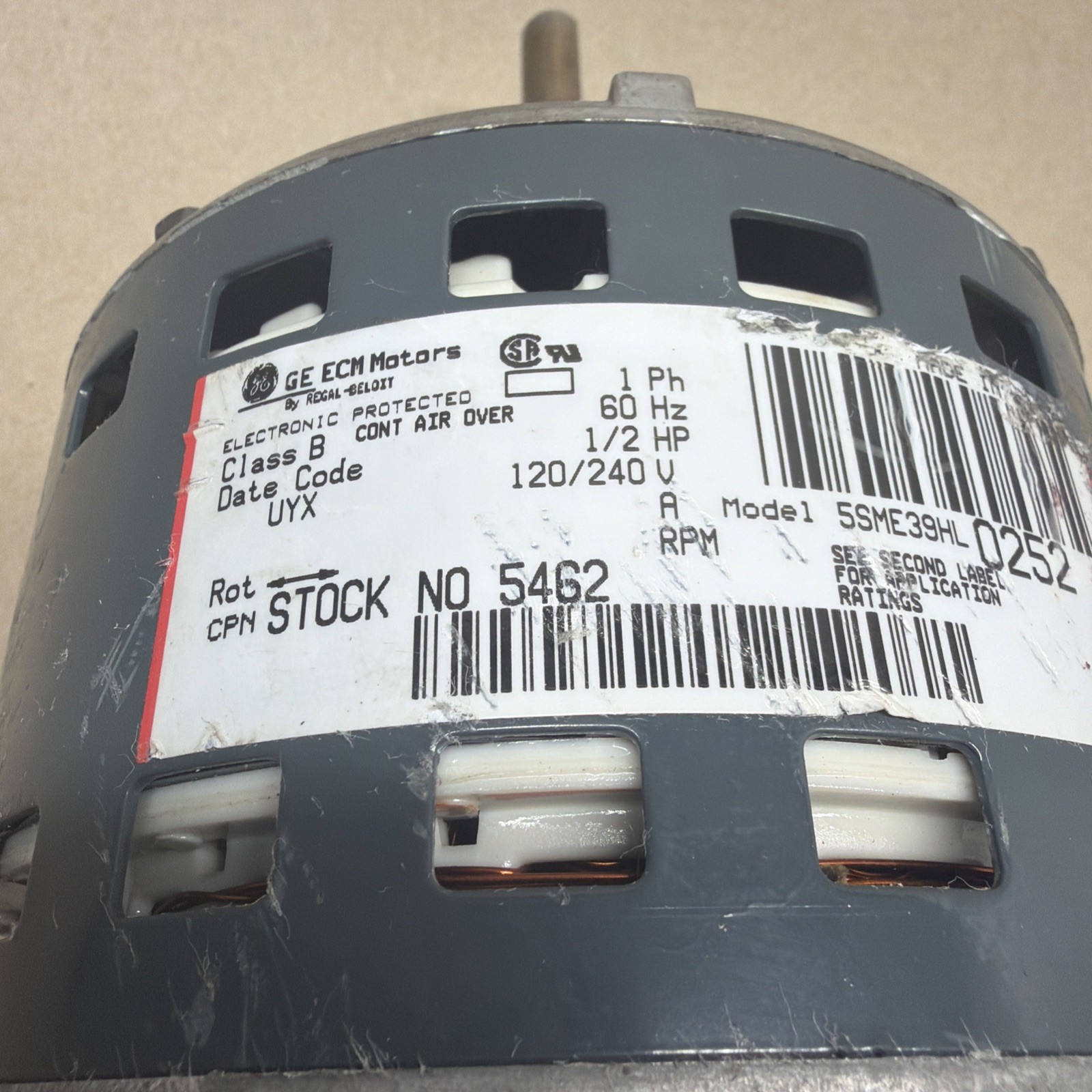 TESTED🔥 ECM 1/2HP Blower Motor 2.3 Controller GE 5SME39HL0252 208/230V CN02