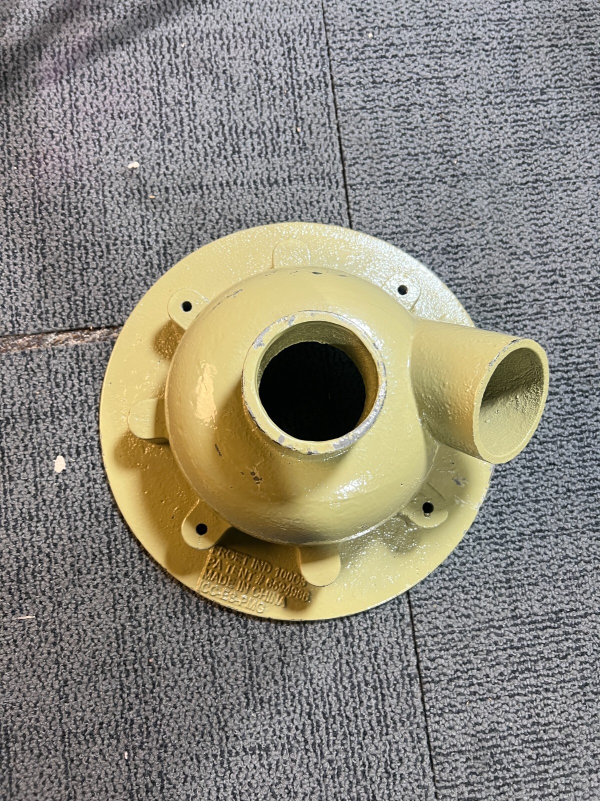 FROET IND 100C3 Roof Drain Dark Yellow +-3″ Outlet