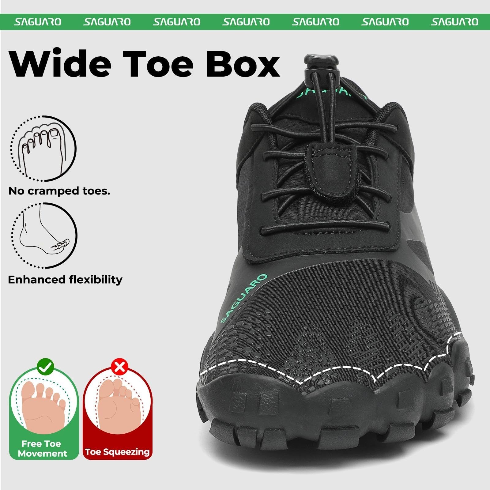 SAGUARO Barefoot Shoes for Men & Women | Wide Toe Box Zero-Drop Minimalist Tr…