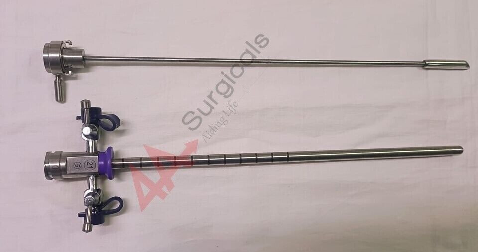 4A Cystoscopy Sheath With Obturator size 21Fr +Cystoscopy Graspers 4fr
