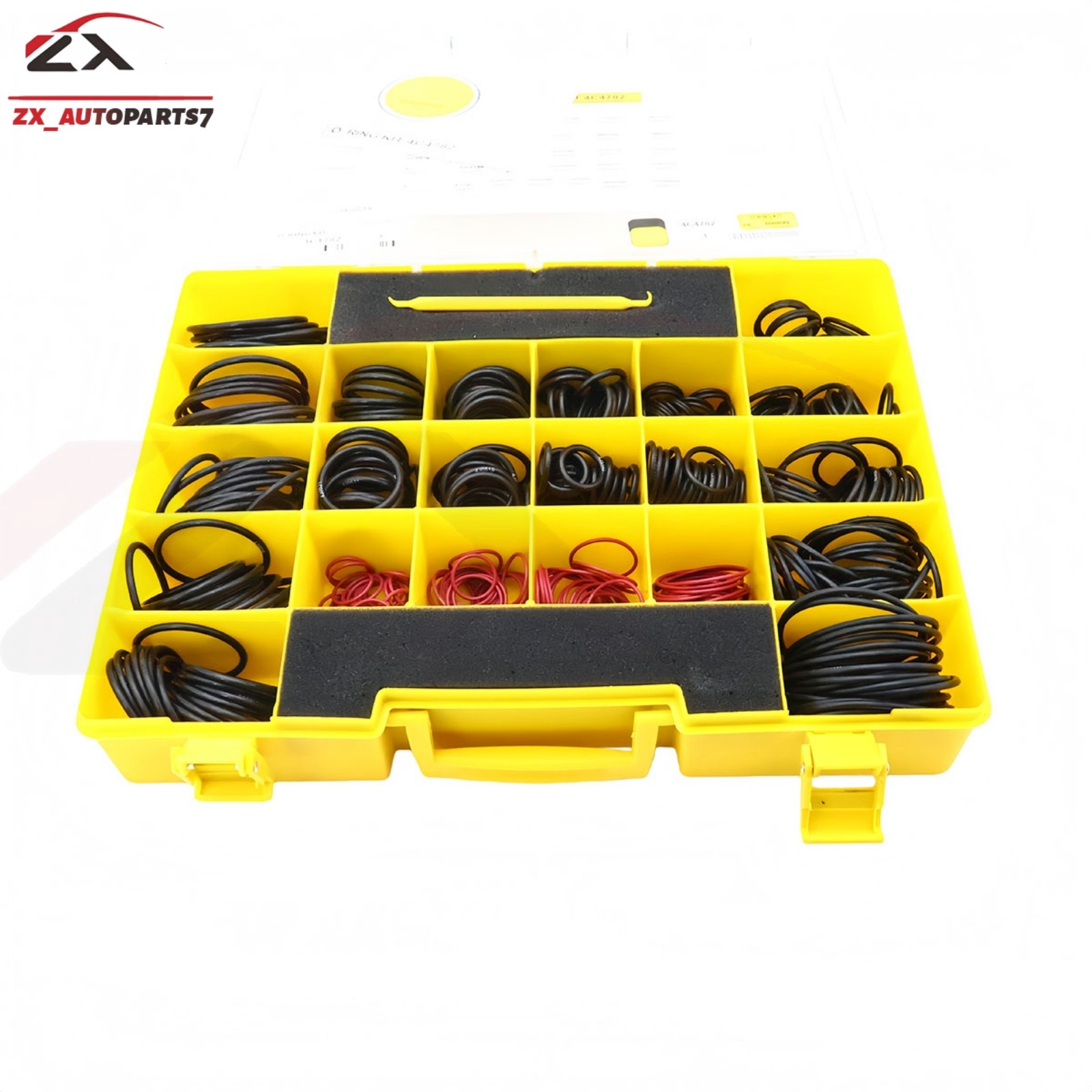 580Pcs Seal O-Ring Kit For SAE STOR ORFS 61 62 Nitrile90 4C-4782