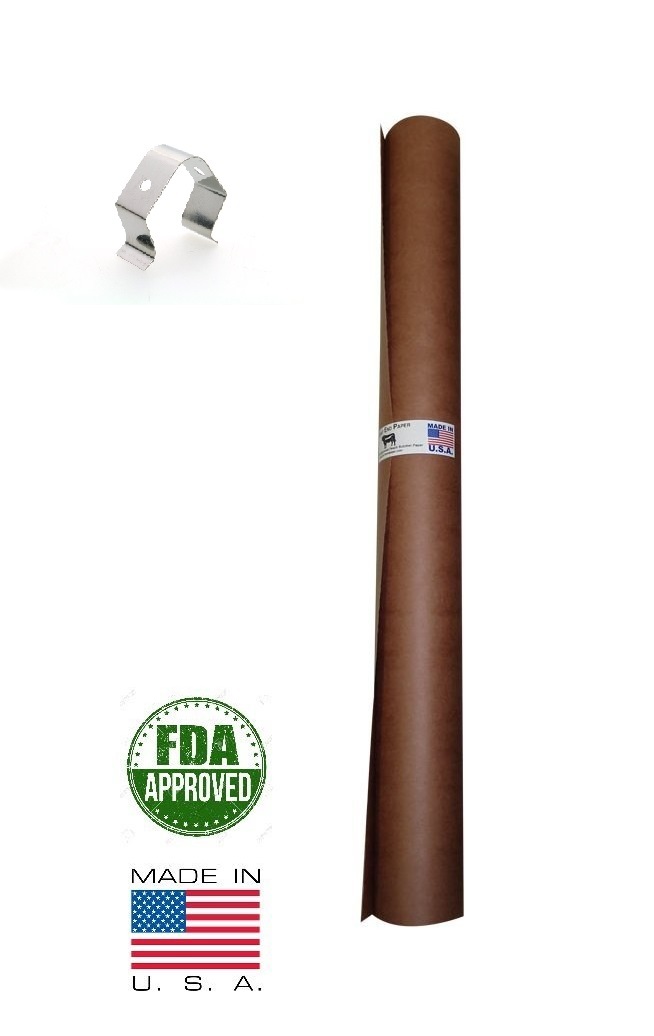 30″ x 50′ Pink/Peach Butcher Paper Roll Smoker Safe Aaron Franklin BBQ Style