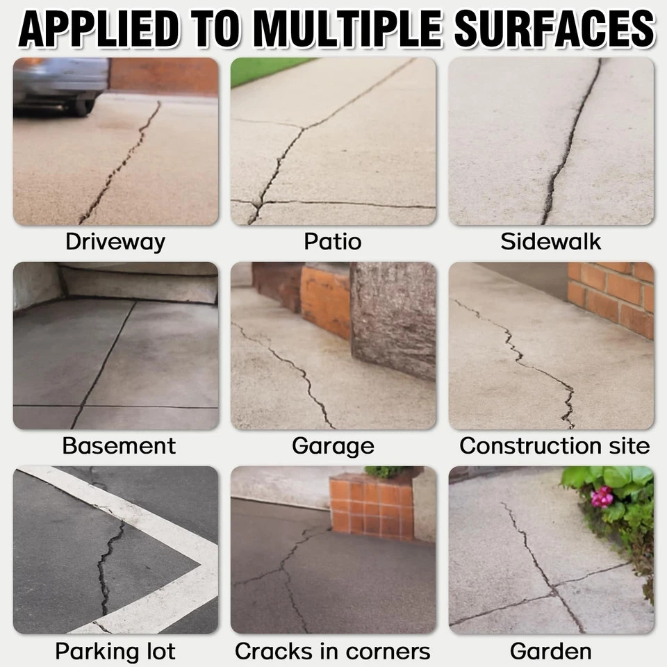 Self-Leveling Concrete Crack Filler High Elasticity Liquid Cement Repair Sealant