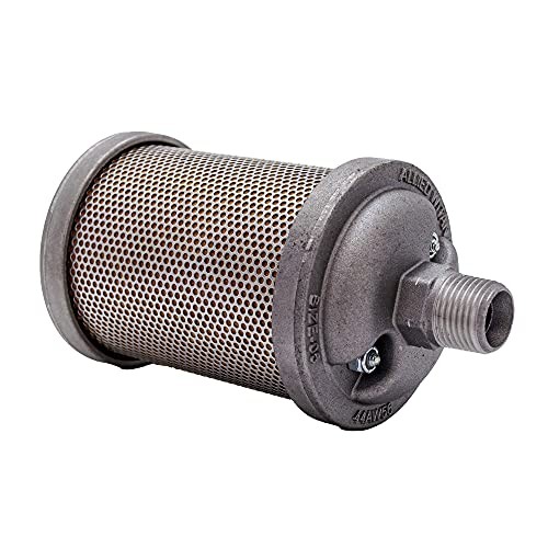 ALWITCO M05 Atomuffler Air Exhaust Muffler | 1/2 inches NPT Male, Single Chambe