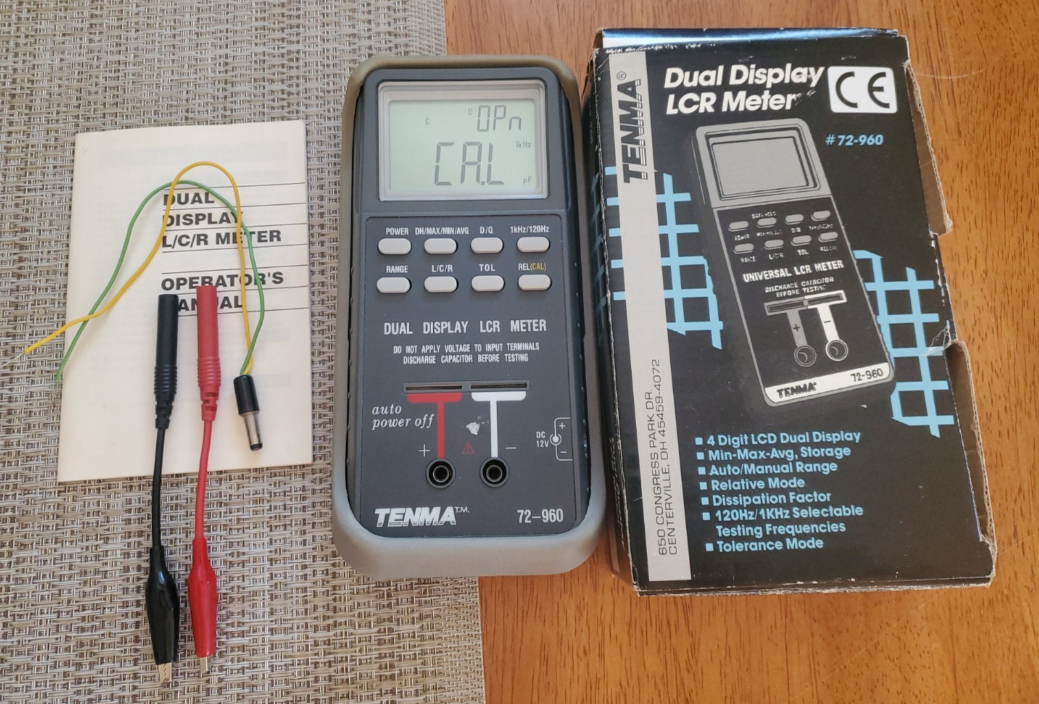 TENMA Dual Display LCR Meter #72-960