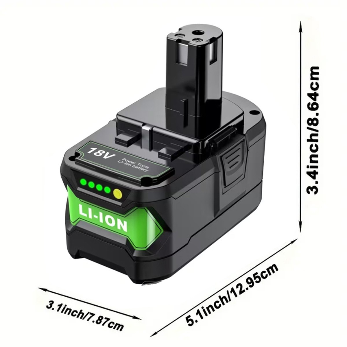 2 Pack 9.0Ah Li-ion Battery For Ryobi 18V One P108 P103 P105 P107 P109 P104 P103
