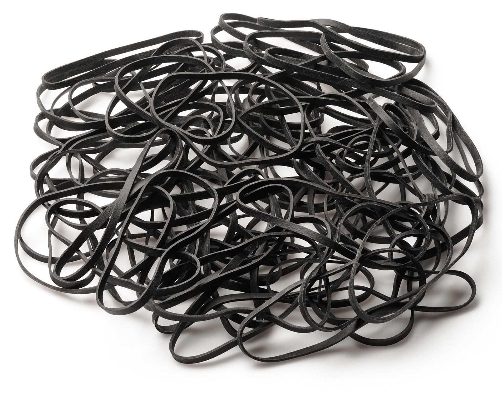 Rubber Bands #33: #33 Size, Black UV Rated, EPDM, 1LB/500 Count.