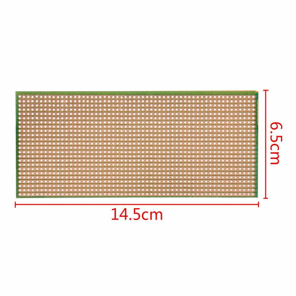 2 X Stripboard Veroboard Single-Sided Copper PCB Circuit Perf Board 6.5*14.5CM