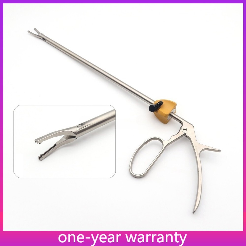 10mm×330mm Yellow Clip Applier for Weck Hem-O-Lok XL Size Clips