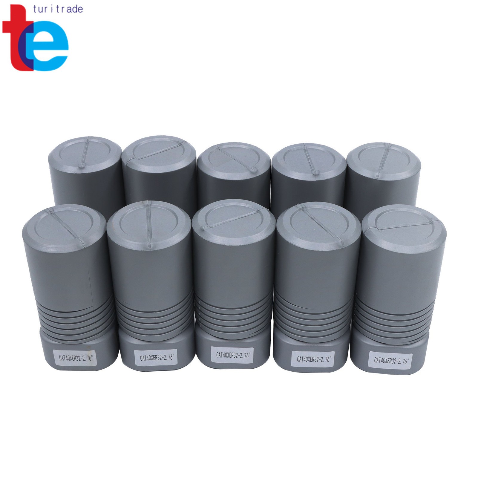 CAT40 ER32 Tool Holder Set 10pcs 2.76″ 70mm CNC Milling Chucks