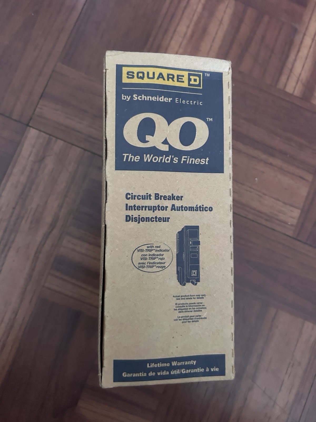 Square D QO230 30A 2-Pole 120/240V Plug-On Circuit Breaker Trip Ind, 5Pk