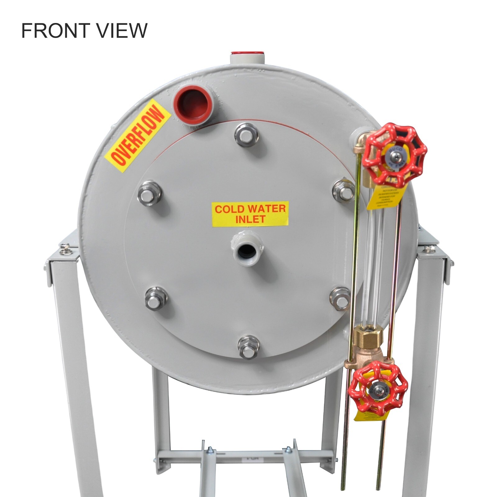46 GALLON STAINLESS STEEL BOILER CONDENSATE RETURN TANK COMPLETE SET, 18″x42″