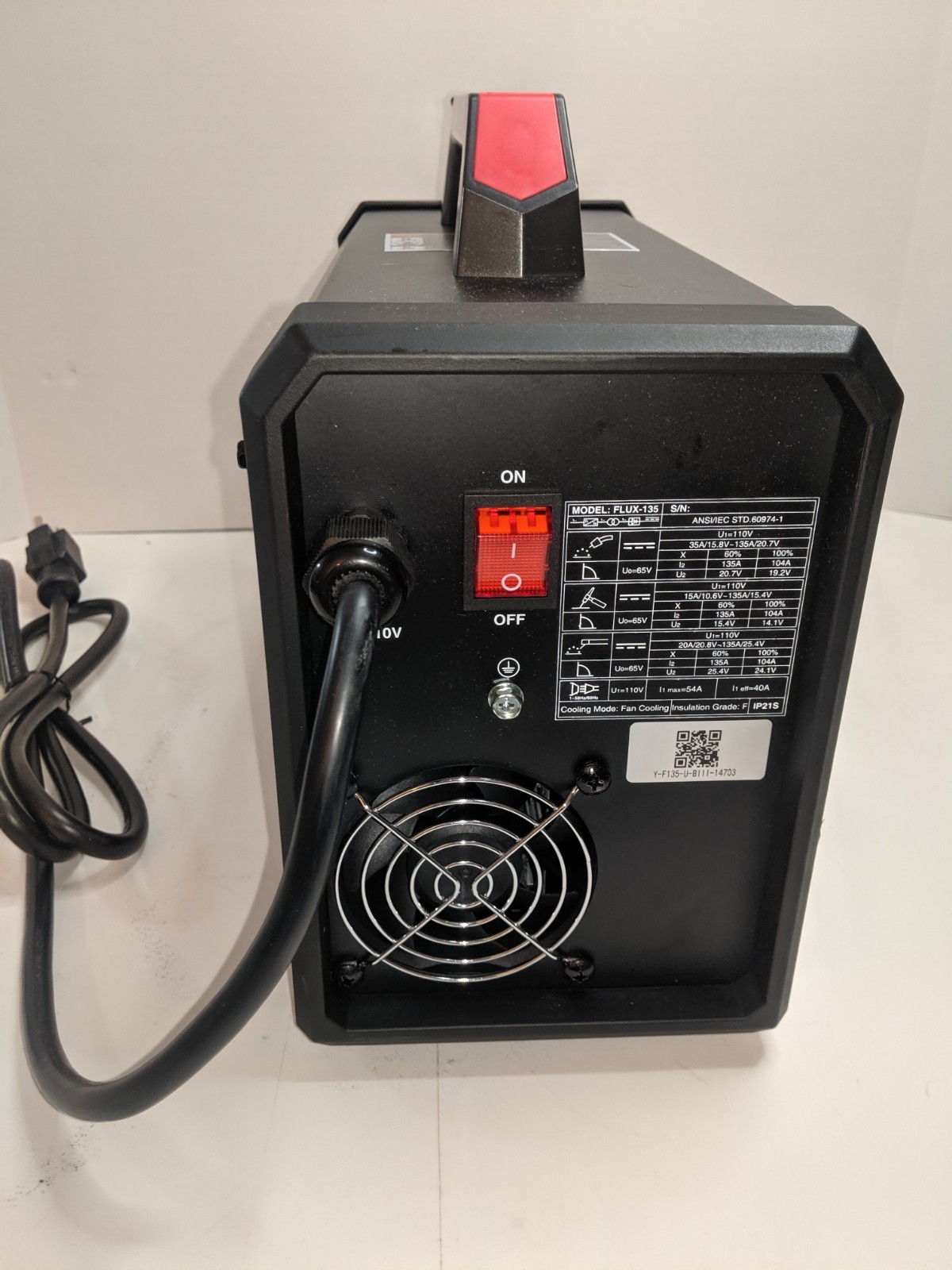 Yeswelder Flux-135 Pro Black Electric Corded Portable Welding Machine – Tested