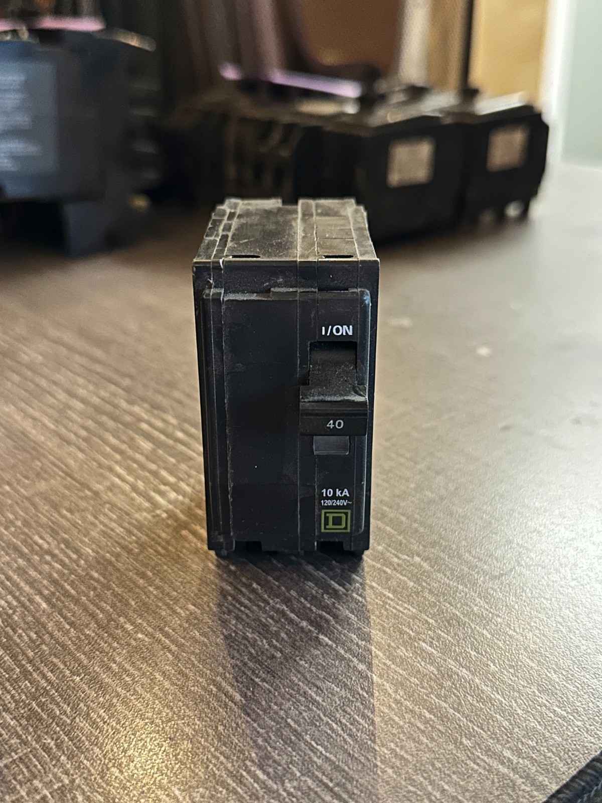 Square D QO240CP Miniature Circuit Breaker – 40 A, 2 Pole, 120/240 VAC