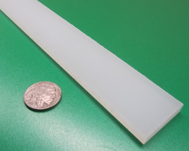 Polypropylene Bar 1/4″ (.250″) Thick x 1.25″ Wide x 48″ Long, 8 pcs, 32 feet