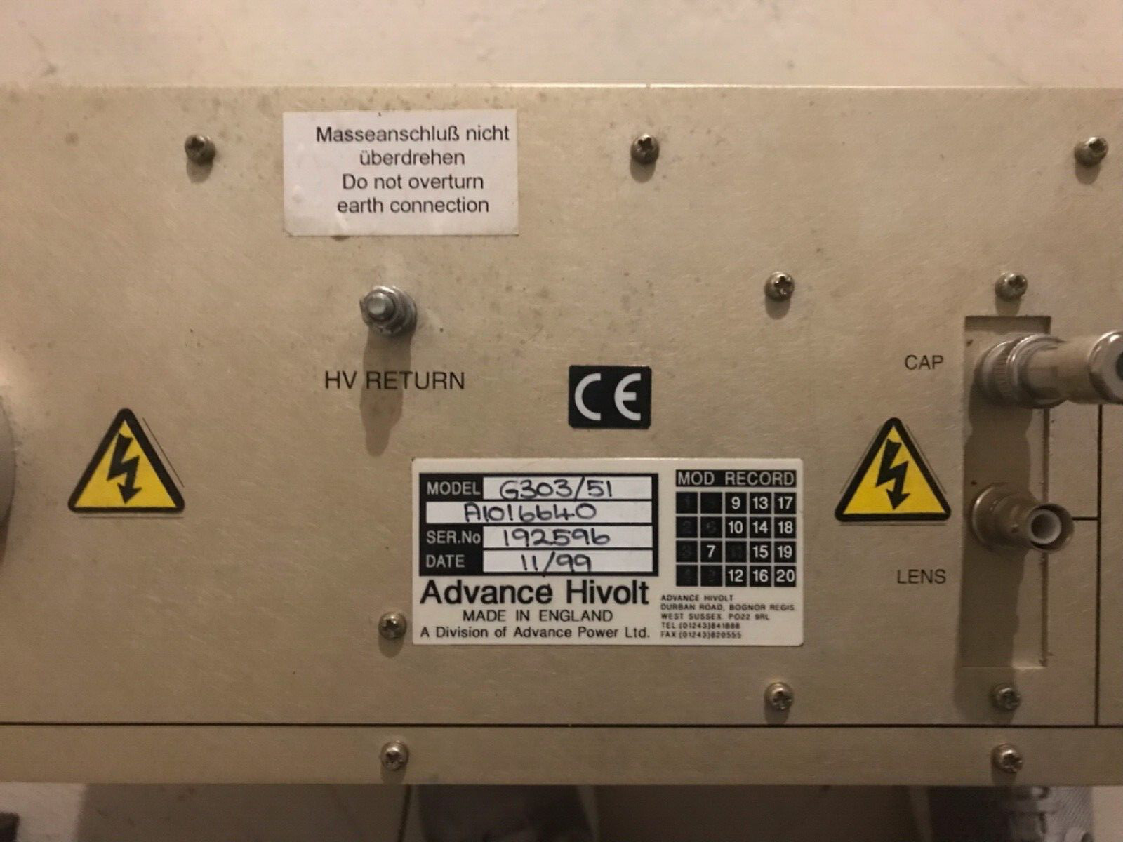 HiTek Power G303/51 A1016640 Power Supply ~ Sold w/ 45 Day Warranty