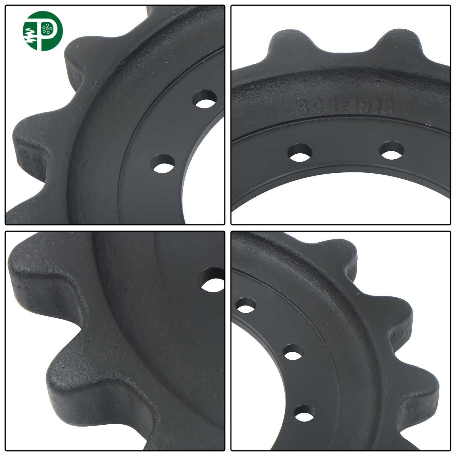 304-1916 Sprocket For CAT 279C 279D 289C 289D 299C 299D 12 Holes 17 Teeth