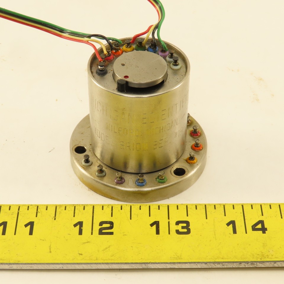 Michigan Scientific SR10M Slip Ring Rotation Sensor 10 Pole