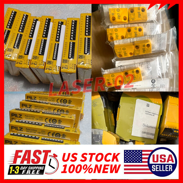 New PILZ 777301 PNOZ X2.8P 24VACDC 3n/o 1n/c Safety Relay Free Ship