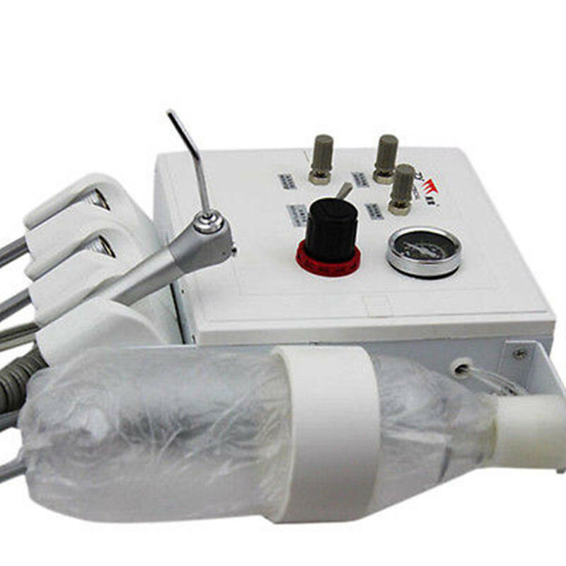 4 Holes Dental Portable Delivery Turbine Unit 3-way Syringe Wall Mounted Turbine