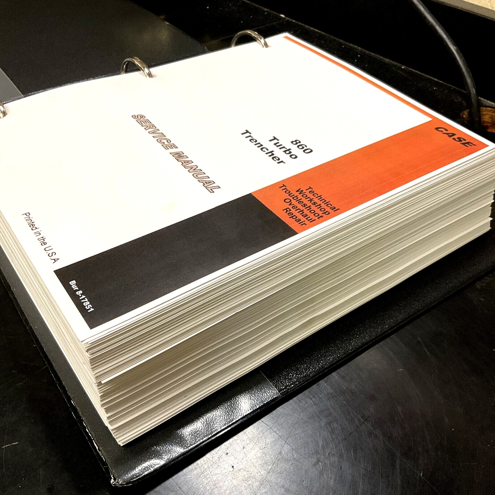 CASE 860 TURBO TRENCHER SERVICE REPAIR SHOP MANUAL INCLUDES SCHEMATICS