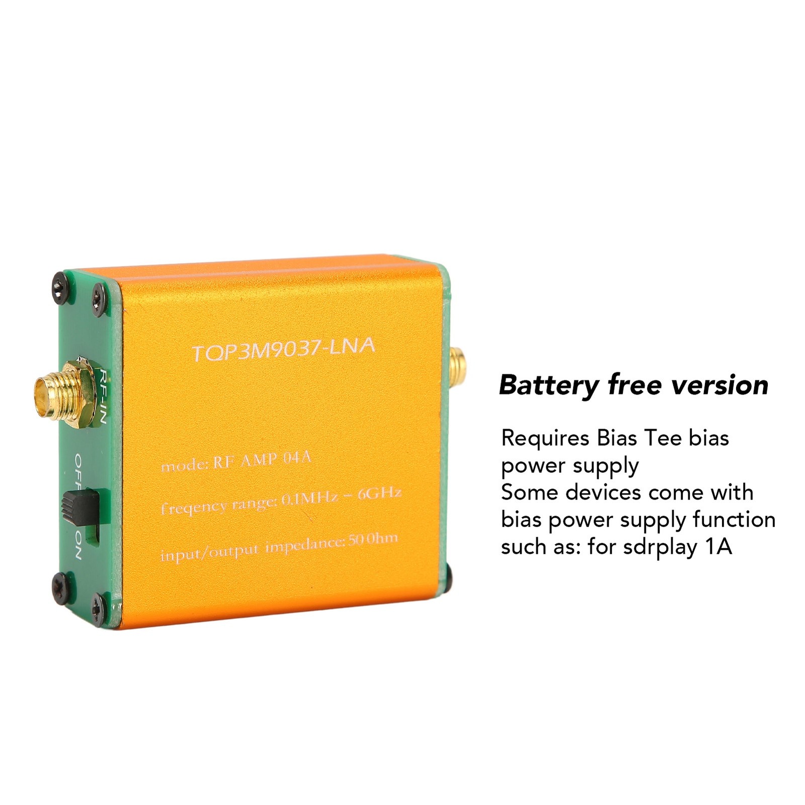 0.1 MHz‑6GHz Full Band Low Noise Amplifier 20dB LNA RF Power Preamplifier Fit❀
