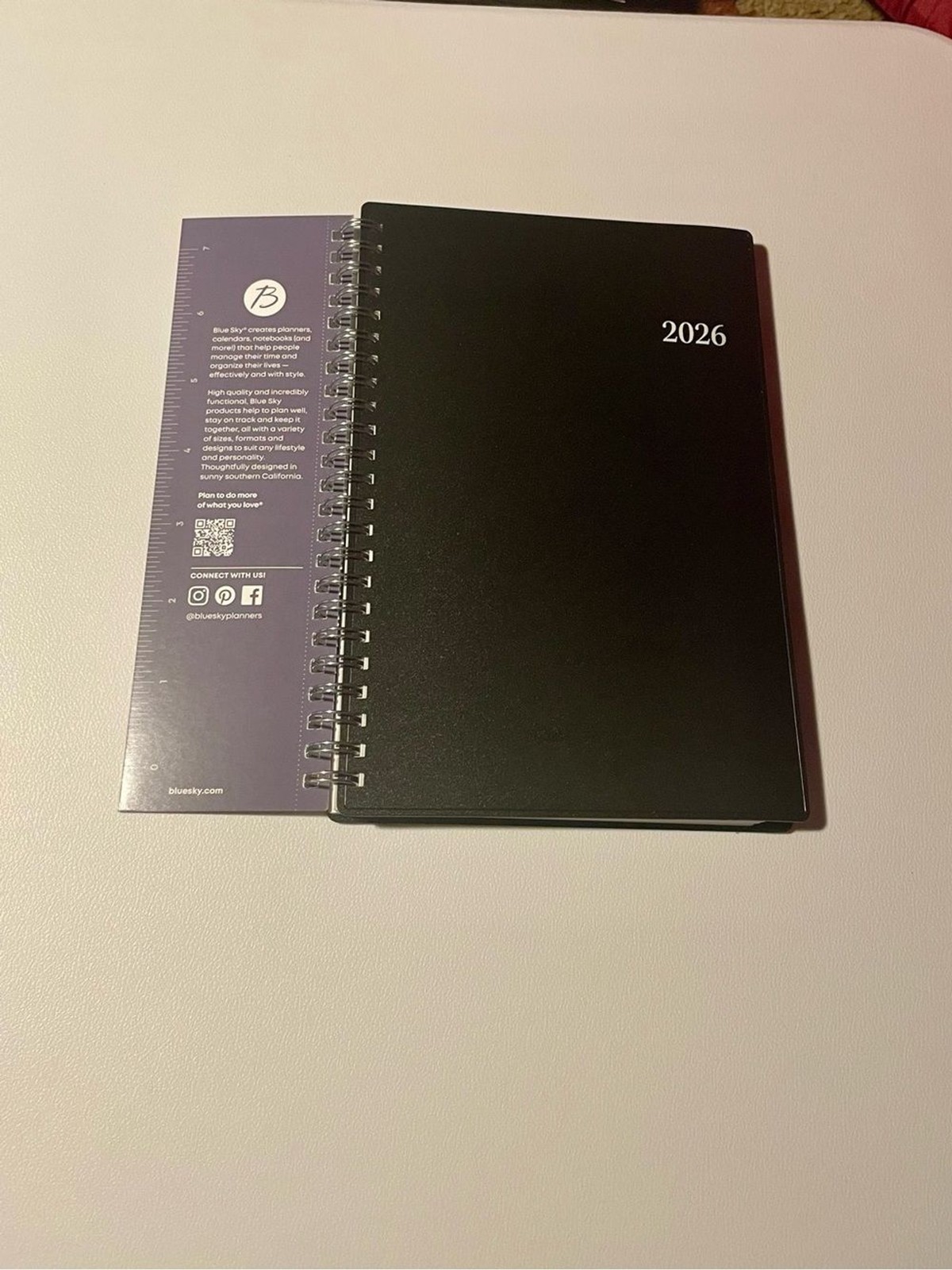 Blue Sky 2026 Black 15-Month Planning Calendar NWT Office Organize