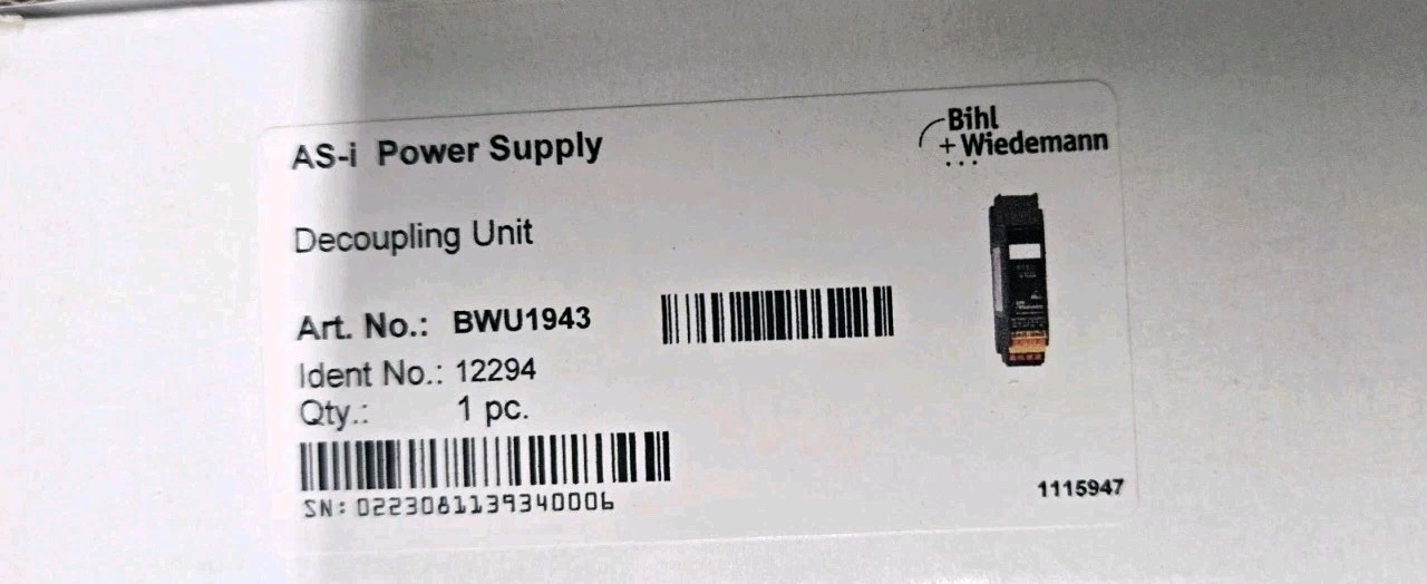 Bwu1943 Asi Power Supply. Brand New Illinois Stock