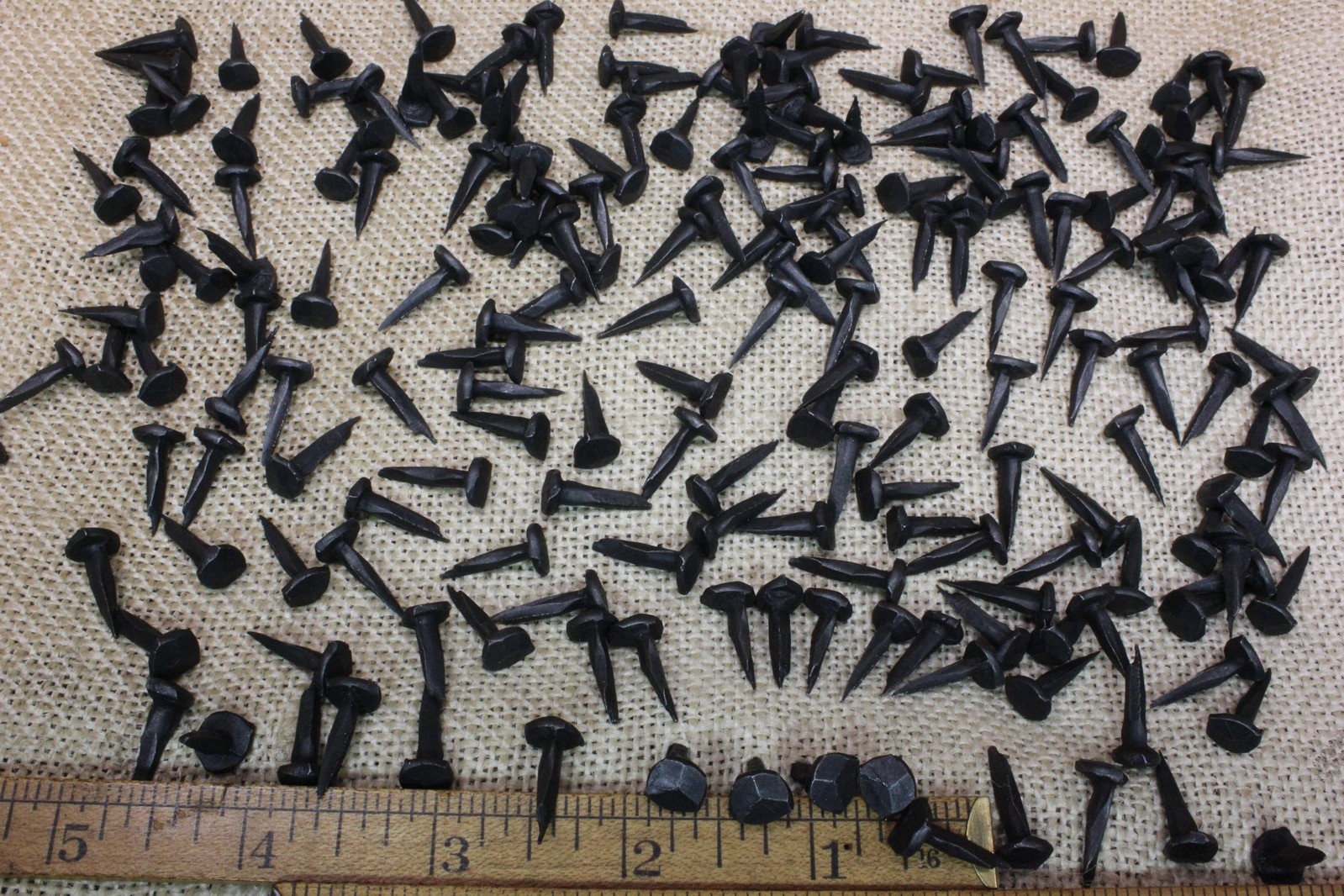 5/8″ Rosehead Nails Square Wrought Iron Tacks Vintage Rustic Decorative Look