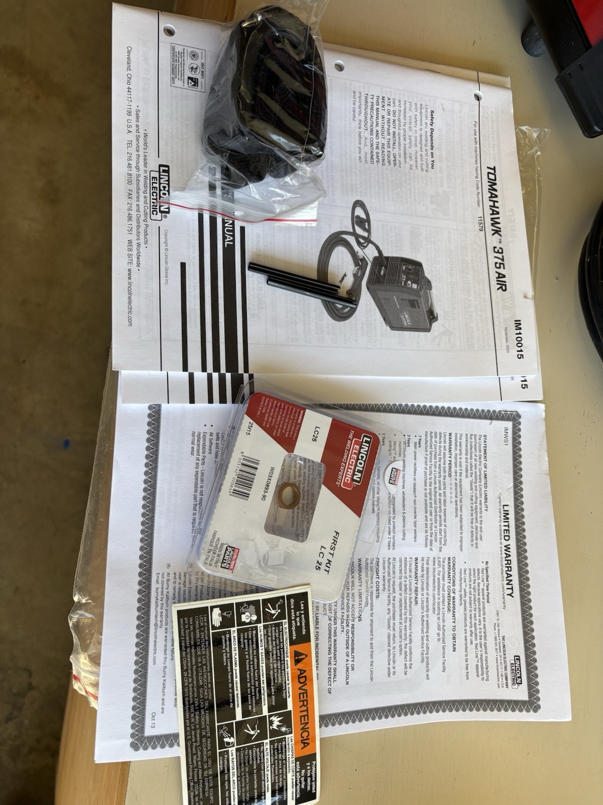 Lincoln Electric 375 Plasma Cutter Cutting Machine