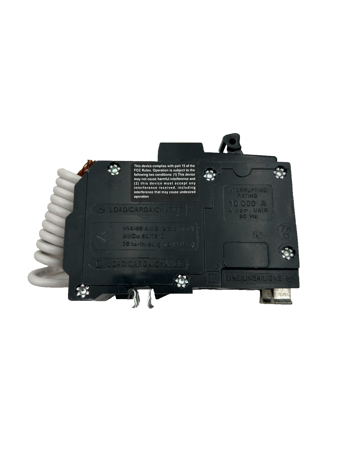 Square D QO230GFICP Ground Fault Circuit Breaker, 30A, 2P, 120/240V