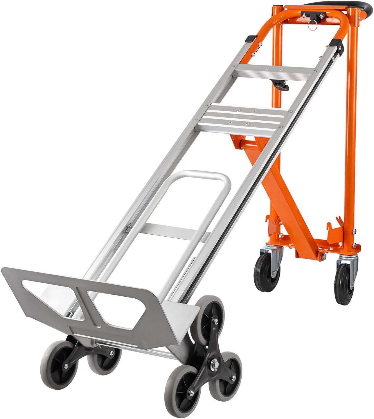 4 in 1 Aluminum Stair Climber Hand Truck Heavy Duty Climbing Cart Dolly 1000 Lbs