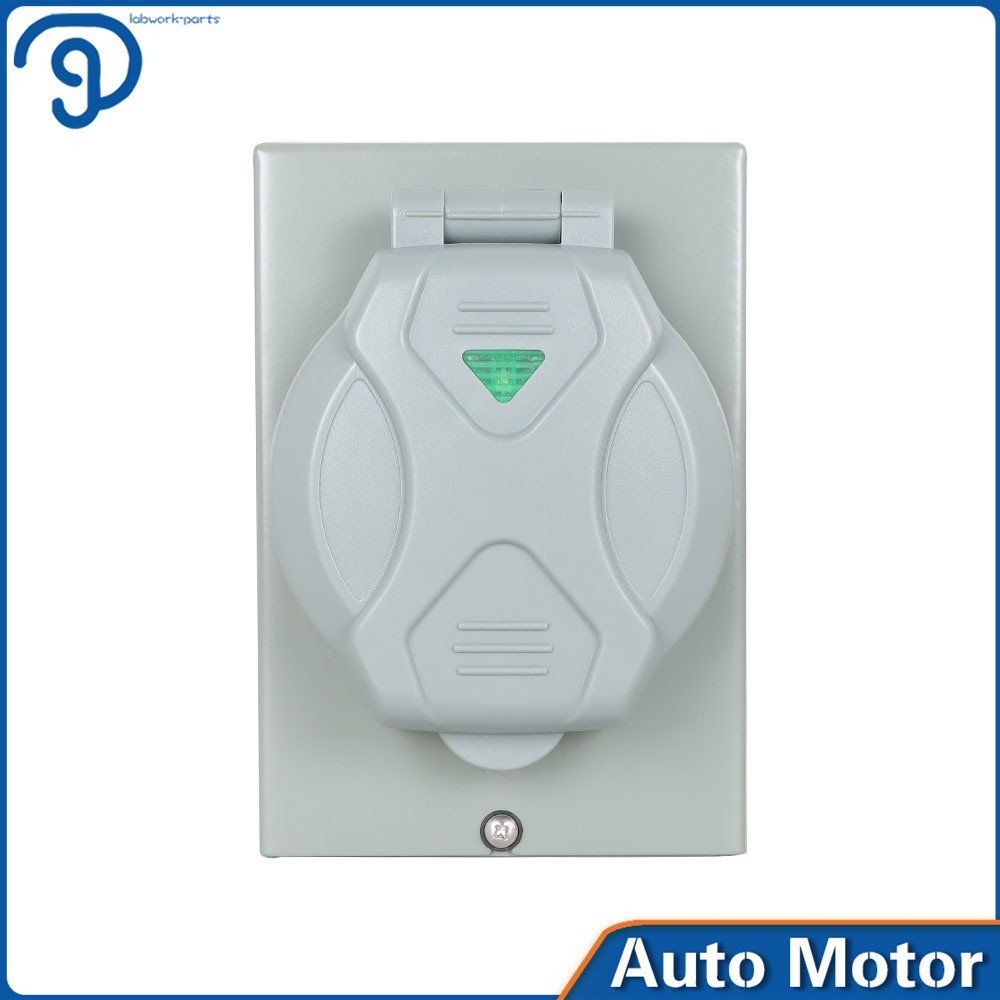 NEMA SS 2-50P Weatherproof 125/250 V 50 Amp 3 Prong Generator Power Inlet Box