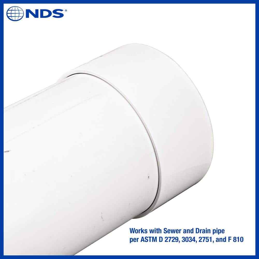 NDS PVC S&D Cap, 6 in.