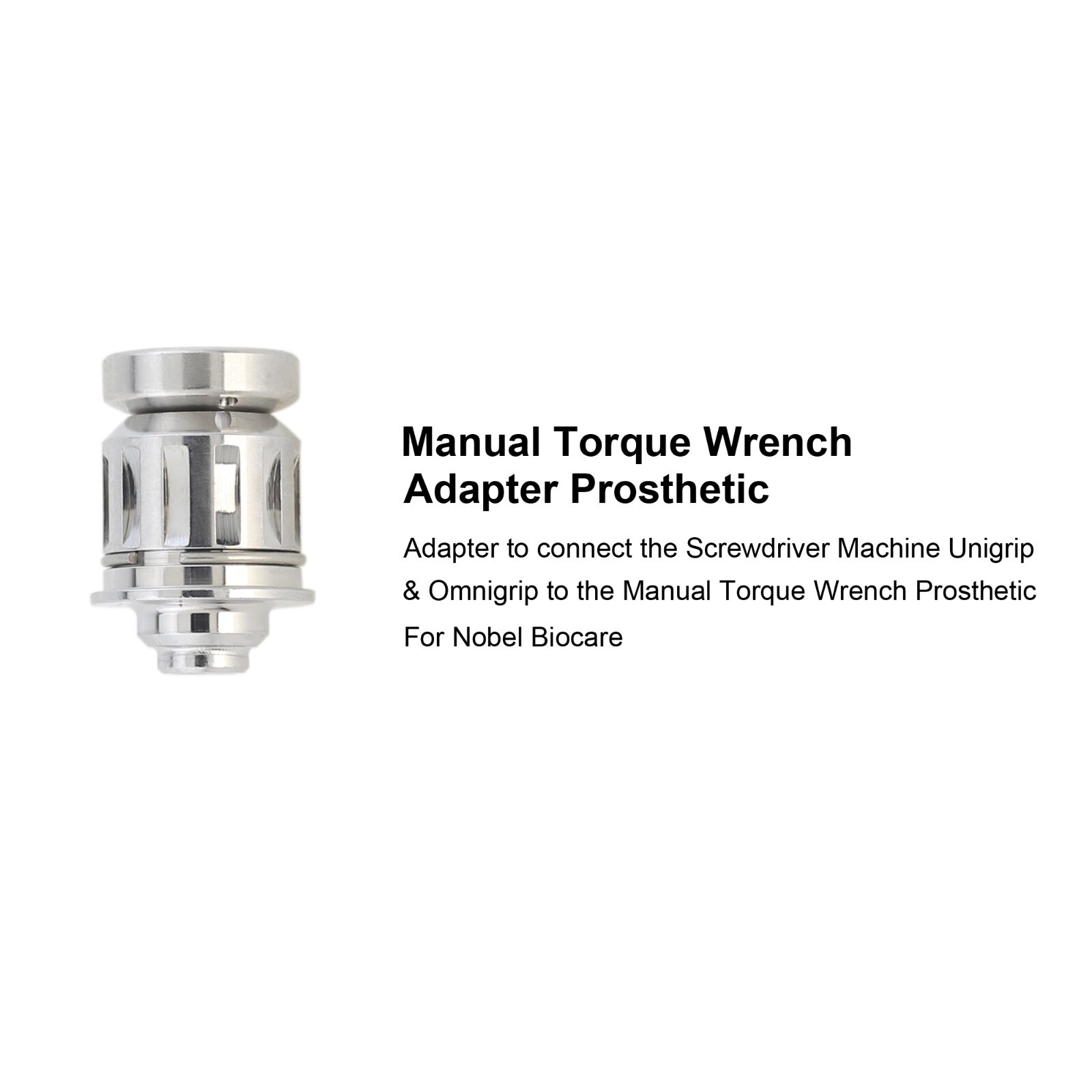 Implant Prosthetic Kit Nobel Biocare Torque Wrench Unigrip Screwdriver Adapter