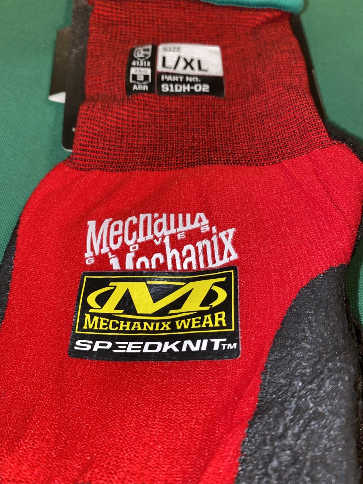 Mechanix Wear speed knit L/XL ABRASION RESISTANT (LOT OF 6 PAIR) NITRILE GLOVES