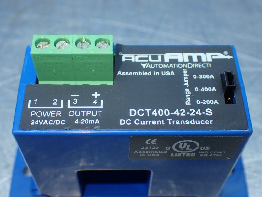 ACUAMP 2 DC CURRENT TRANSDUCERS DCT400-42-24-S