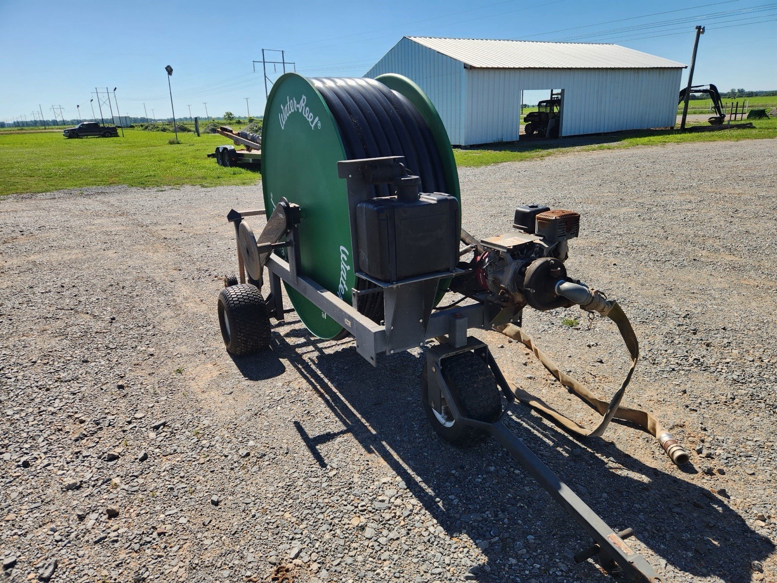 Kifco T-200L Irrigation Hose Reel with booster pump